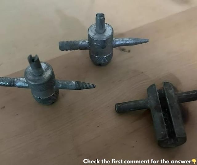 A tool from the past that was essential for removing and installing valve cores on tires
